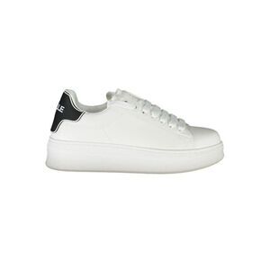 Gaelle Paris Platform Sole LaceUp Sneakers Women White
